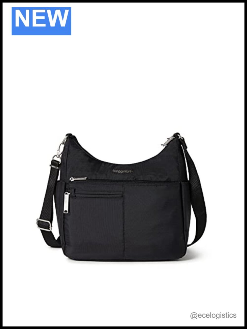 Baggallini Securtex Anti-theft Crossbody Bag with RFID Blocking